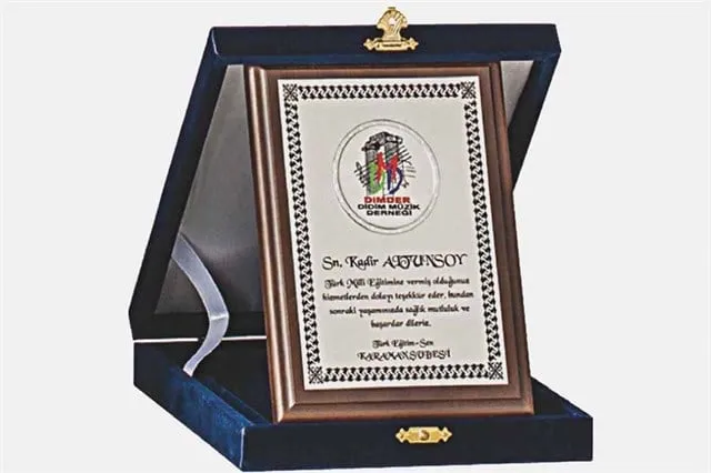 Bayspor M245 12 X 16cm Ahşap Plaket