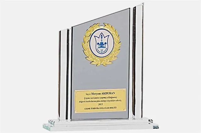 Bayspor M159 Kristal Plaket 23 cm