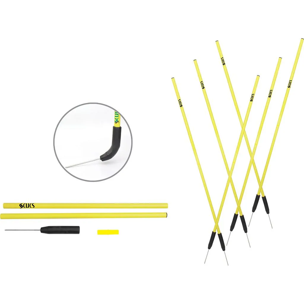 Scucs 1161 Slalom Çubuğu Kauçuk Çivili Set 6lı
