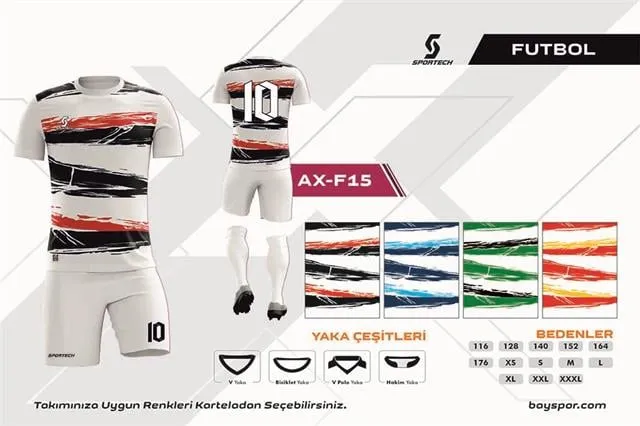SPORTECH  AX-F15 Dijital Futbol Forma Takımı