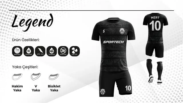 SPORTECH legend Dijital Futbol Forma Takımı