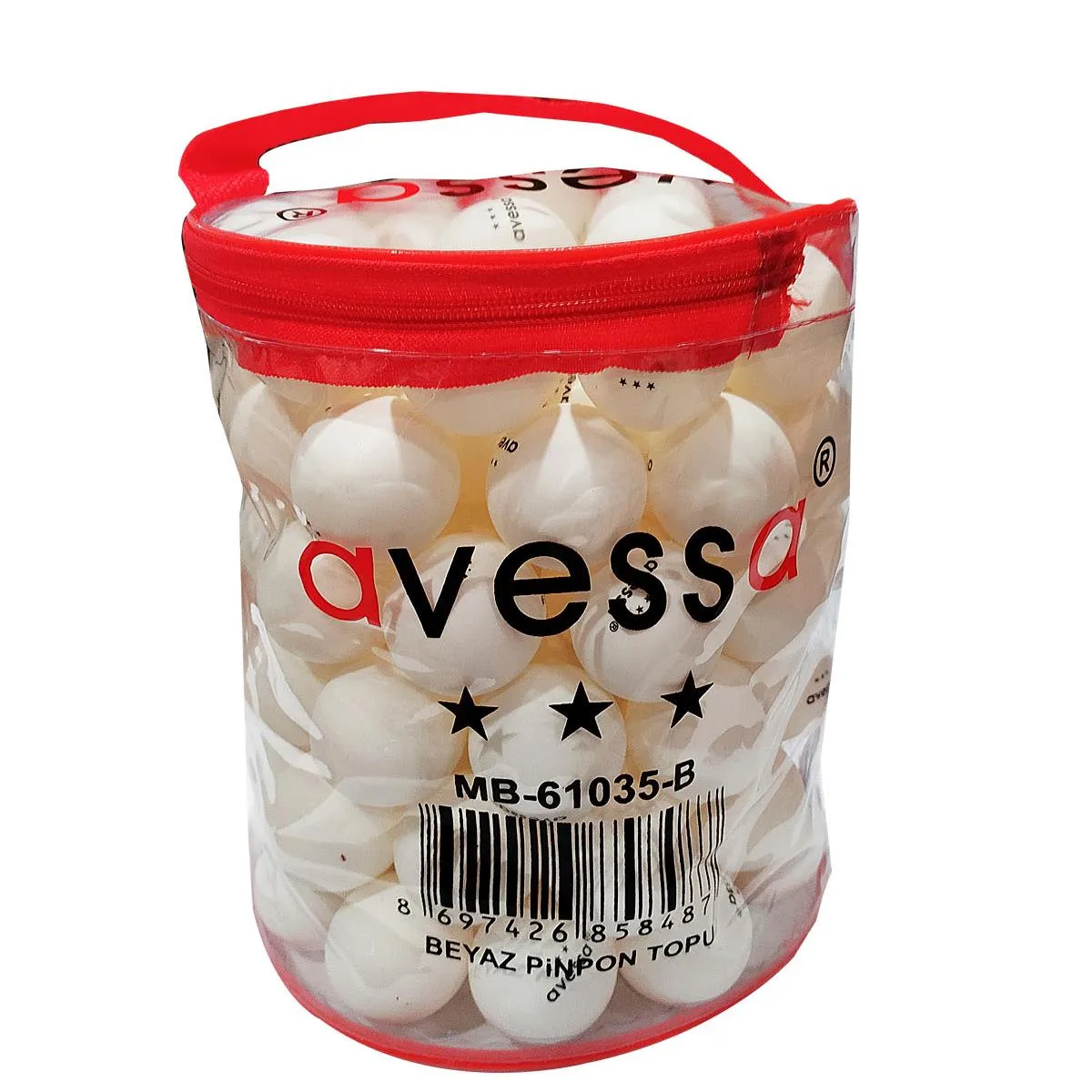 Avessa ABS Masa Tenisi Topu Gazlı Pinpon Topu Beyaz