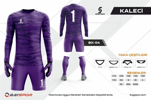 Sportech BK-04 Dijital Kaleci Forma Takımı
